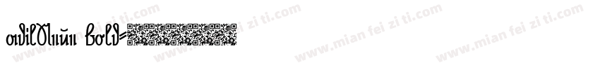 adilNeue Bold字体转换